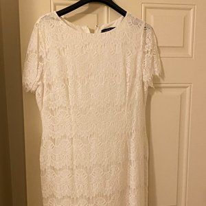 Felicia Short Sleeve Lace Sheath Dress